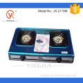 2 burenr table gas stove with stainless steel (JK-211SM)